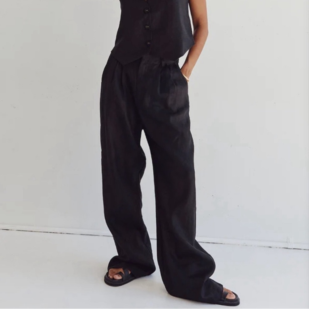 DISSH Black Wide Leg Pants